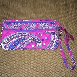 Vera Bradley Zip Wristlet in Boysenberry