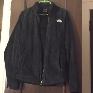 North face fuzzy fleece