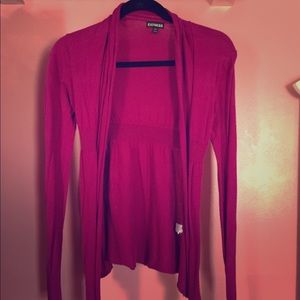 Express Purple Cardigan