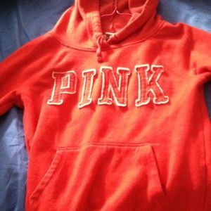 Coral Victoria's Secret PINK hoodie