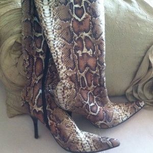 BeBe Snake skin boots!