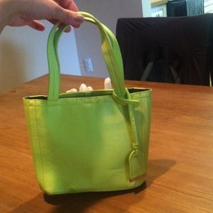 Kenneth Cole lime green purse!