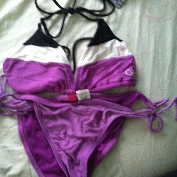 Purple swimsuit