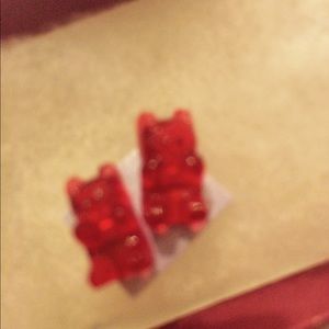 Red Gummy Beat Earrings‼️‼️