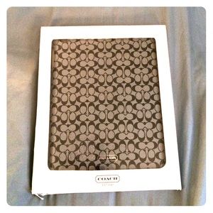 Authentic Coach iPad case