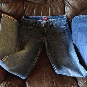 Levi's low boot cut jeans, 545. Great condition.