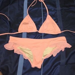 Victoria's Secret ruffle bathing suit set