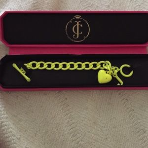 rare lime green Juicy Couture bracelet.