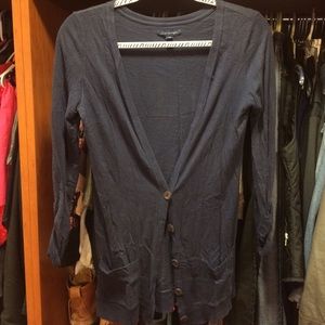 American Eagle navy cardigan