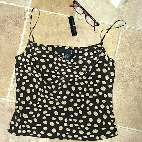 Brown silk cami