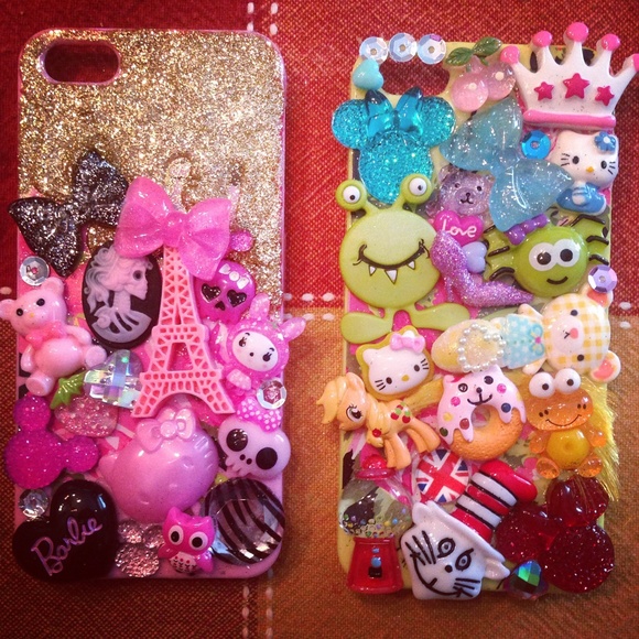 Handmade iPhone 5 cases! Kawaii💞