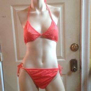 J. Crew salmon bathing suit