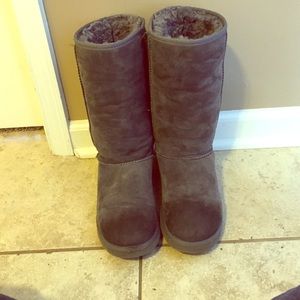 Tall Grey UGG Boots