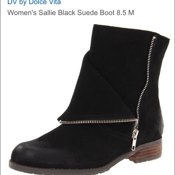 DV sallie suede black boot 8.5