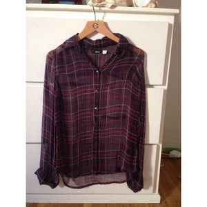Brand New Maroon Flannel
