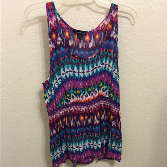 Peplum tank top