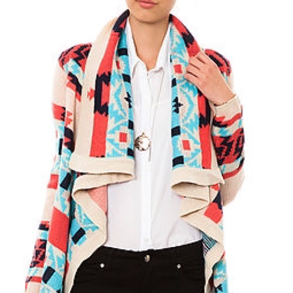 Colorful Aztec Cardigan