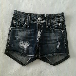 Denim shorts