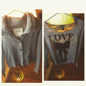 A shirt and a hoodie