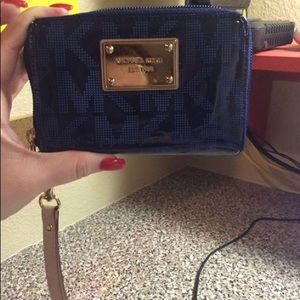 SOLD ON MERCARI Michael Kors blue wristlet