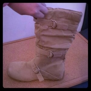 Light camel colored boots