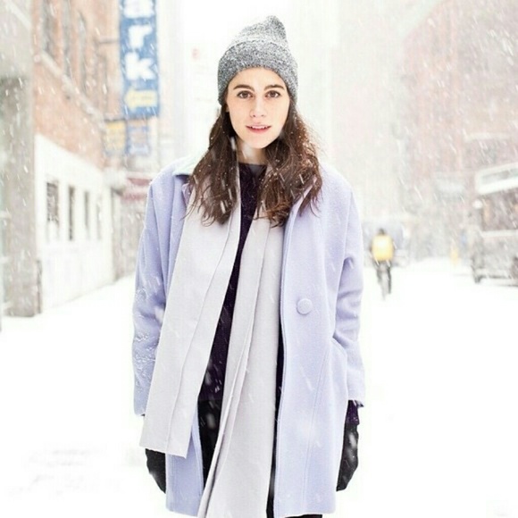 American Apparel lavender coat one size