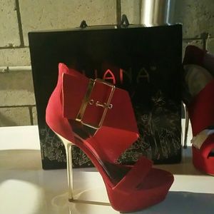 Red Afragola heels