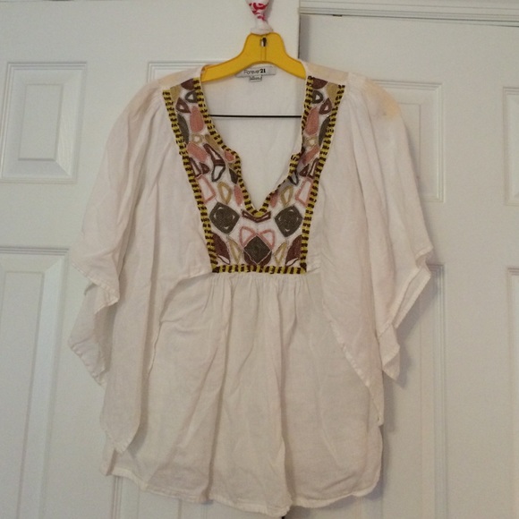 Forever 21 peasant top