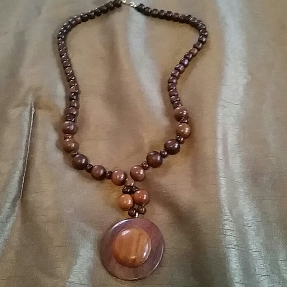Wooden necklace