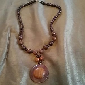 Wooden necklace