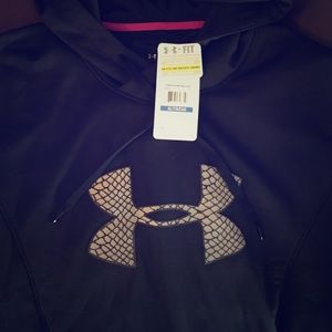 Under Armour Black hood sweatshirt womens