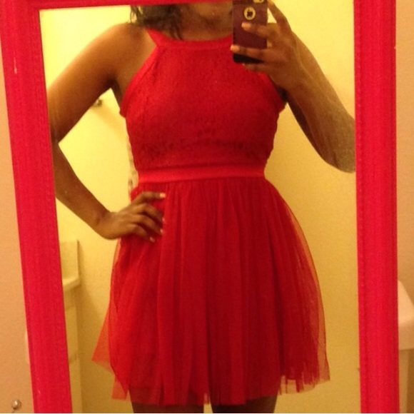 XOXO red party dress