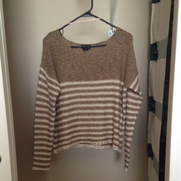 WET SEAL STRIPED SWEATER - Picture 1 of 1