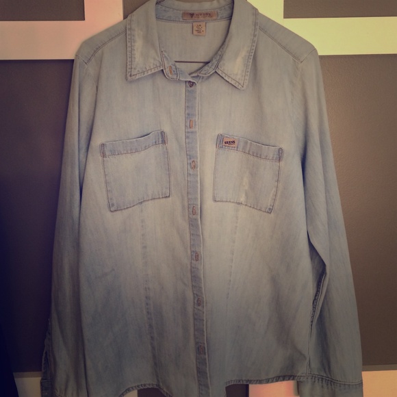 GUESS "jean"  100%  Cotton blouse