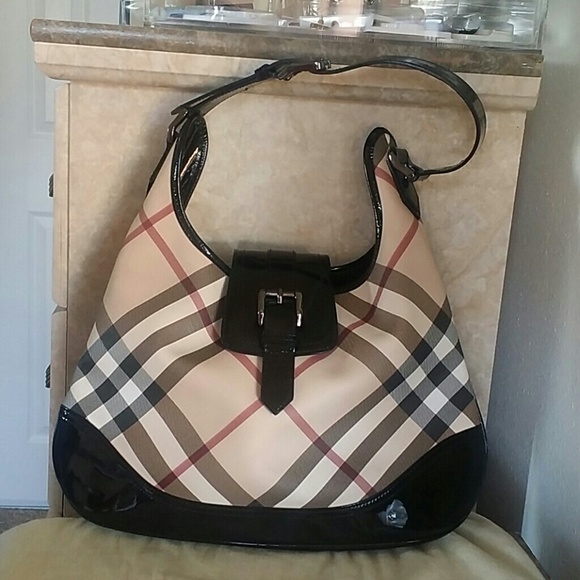 Authentic Burberry hobo bag - Picture 1 of 4