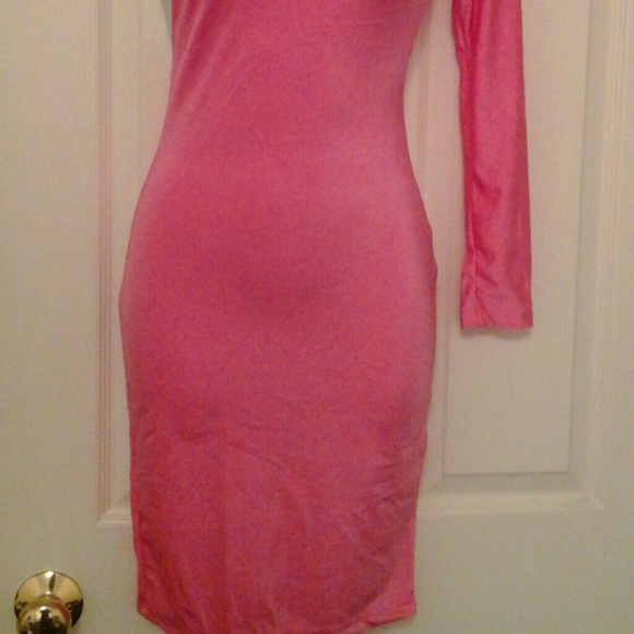 Sexy One Sleeve Club Dress w/back out NWOT - Picture 4 of 4