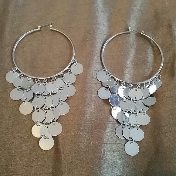 Silver earings
