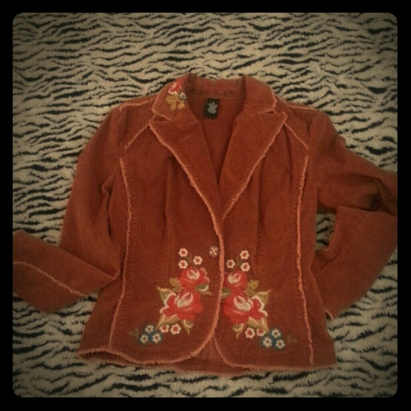 Copper corduroy jacket - Picture 1 of 4