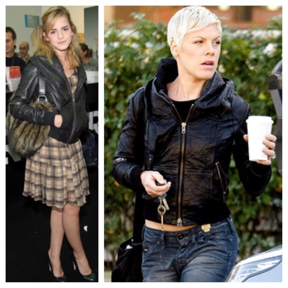 All Saints cobra brown leather jacket, UK 10, US 2 - Picture 3 of 4