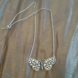 Vintage butterfly necklace
