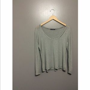 stripped brandy Melville long sleeve