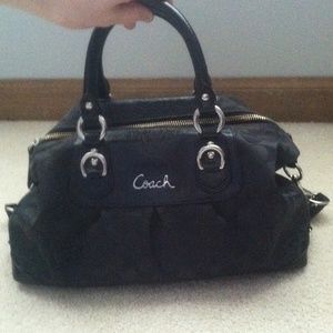 Black coach bag