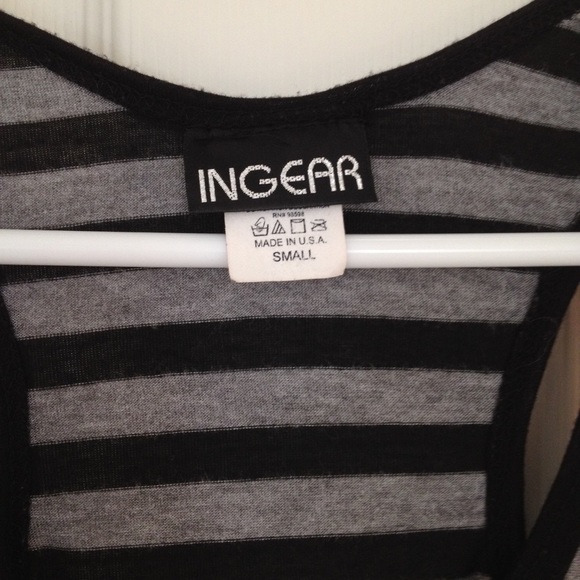 Grey & Black Striped Maxi - Picture 3 of 4