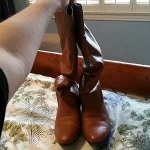 Brown boots