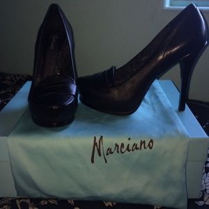 Marciano by Guess black leather heels