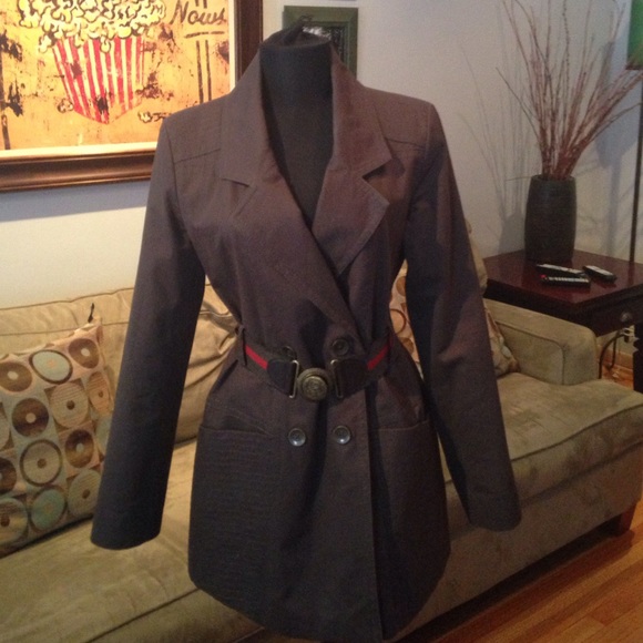Jessica Simpson military style coat
