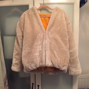 Big fuzzy bunny jacket!