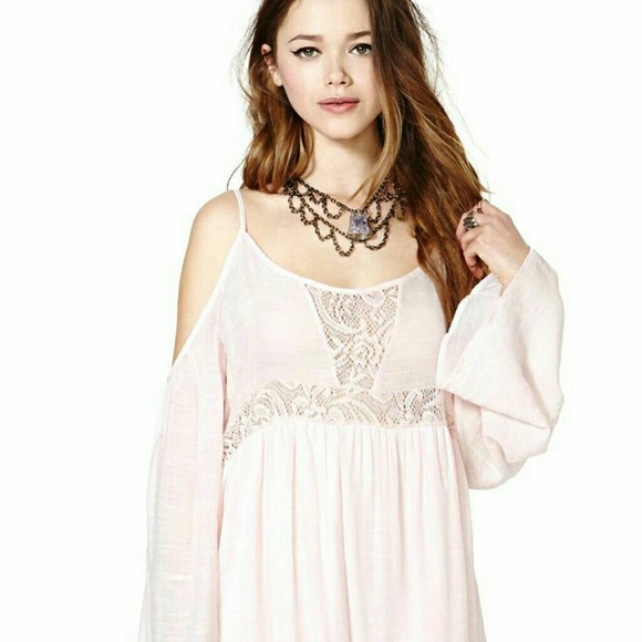 Nasty Gal Dress  in  white NEVER been worn