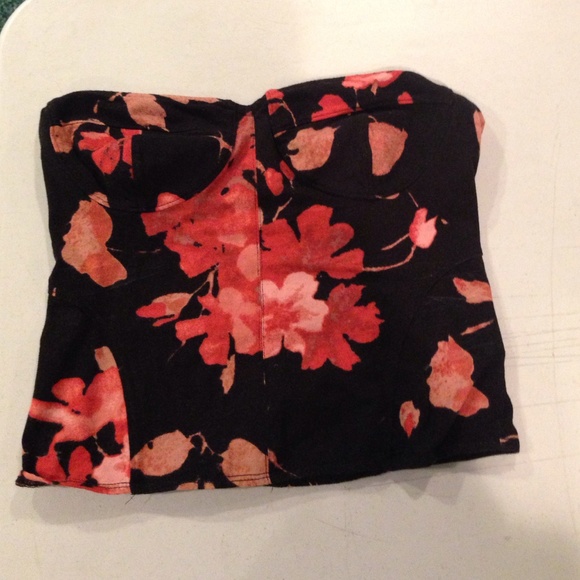 Floral crop top