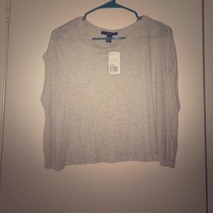 Light Heather Grey Nit top